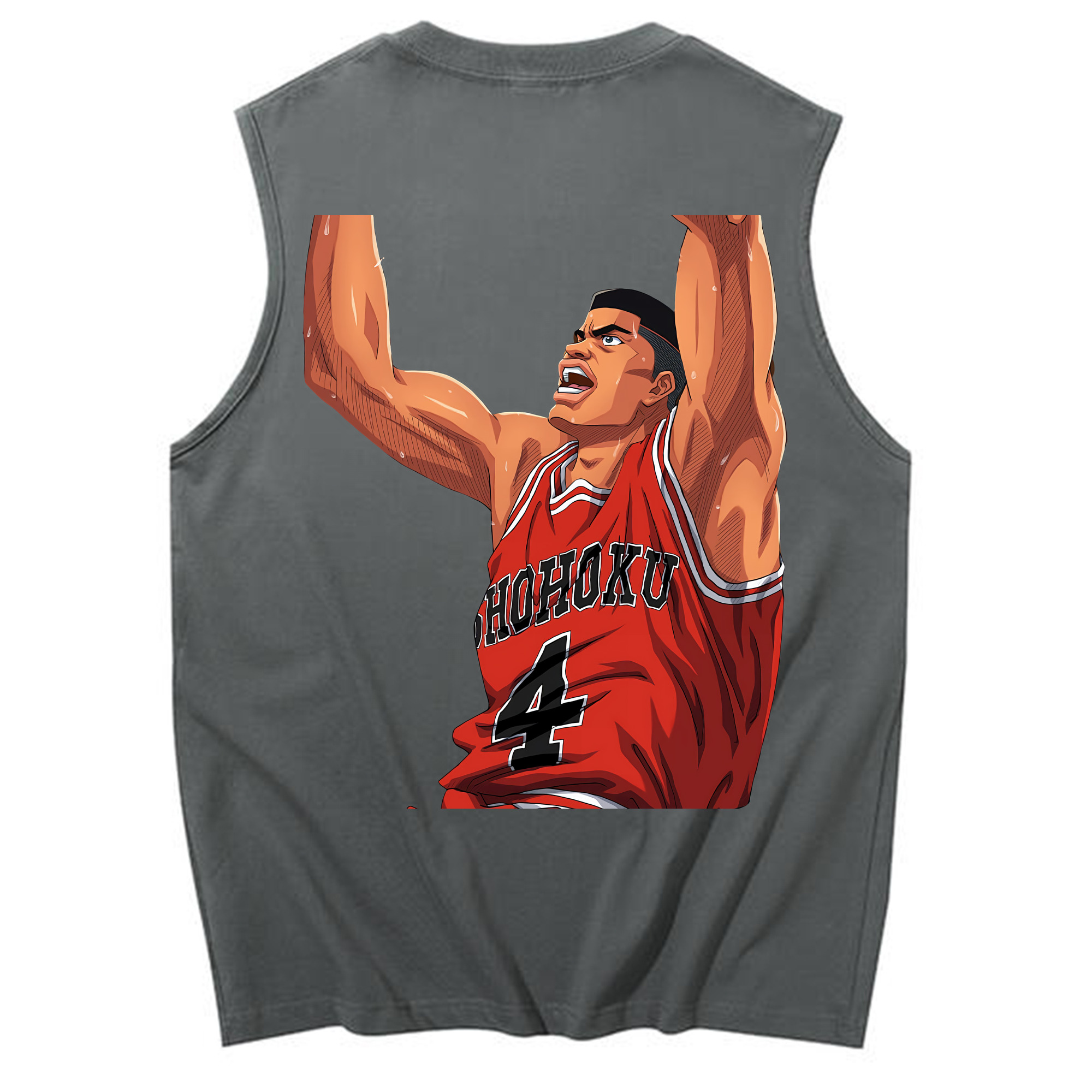（画像用） SLAM DUNK／スラムダンク コットン100％タンクトップ（背面プリント）